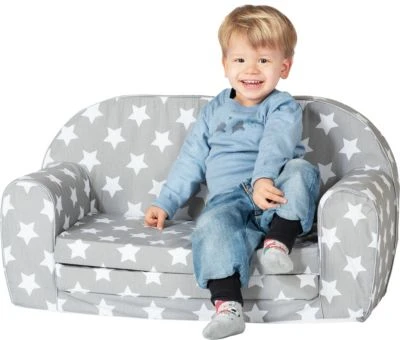 KNORRTOYS.COM Kindersofa - Stars, Weiß 4 KNORRTOYS.COM Kindersofa - Stars, Weiß – Bild 2