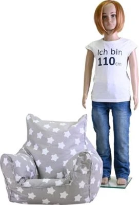 KNORRTOYS.COM Kindersitzsack - Stars, Weiß 4 KNORRTOYS.COM Kindersitzsack - Stars, Weiß – Bild 2