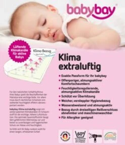 Matratze Klima Extraluftig, Für Babybay Original -Mytoys Home Store 10515441 03