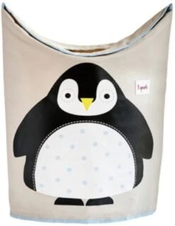 3 Sprouts Wäschekorb Pinguin, 59 X 48 Cm