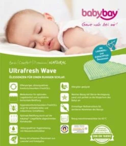 Matratze Ultrafresh Wave Für Babybay Original, Grün -Mytoys Home Store 11155272 03