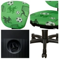 TOPSTAR Drehstuhl Ergokid 15 Jet, Fußball Grün -Mytoys Home Store 11506739 04