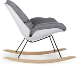 CHILDHOME Schaukelstuhl Lounge, Weiß/grau -Mytoys Home Store 12104003 03