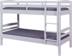 Inter Link Etagenbett Annika Mit 2 Lattenrosten, 200 X 90 Cm, Weiß