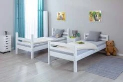 Inter Link Etagenbett Annika Mit 2 Lattenrosten, 200 X 90 Cm, Weiß -Mytoys Home Store 12154508 03