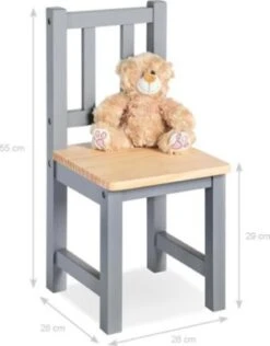 Pinolino Kinderstuhl Fenna, Grau/natur -Mytoys Home Store 12201244 03