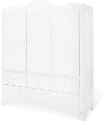 Pinolino Kleiderschrank Pino, Groß, 3 Türen, Weiß 5 Pinolino Kleiderschrank Pino, Groß, 3 Türen, Weiß – Bild 3