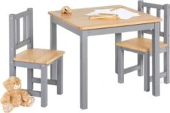 Pinolino Kindersitzgruppe Fenna, Grau/natur, 3-tlg.
