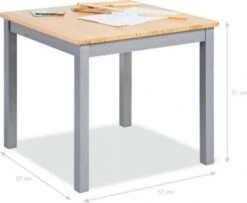 Pinolino Kindersitzgruppe Fenna, Grau/natur, 3-tlg. -Mytoys Home Store 12201342 04