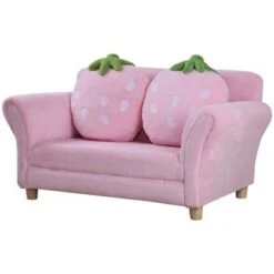 HOMCOM Kinder Erdbeersofa -Mytoys Home Store 12273446 04