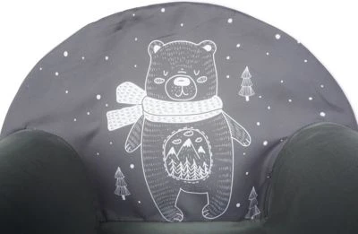 KNORRTOYS.COM Kindersessel Bär, Grau/weiß 6 KNORRTOYS.COM Kindersessel Bär, Grau/weiß – Bild 4