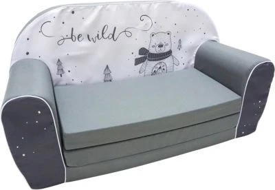 KNORRTOYS.COM Kindersofa Bär, Grau/weiß 4 KNORRTOYS.COM Kindersofa Bär, Grau/weiß – Bild 2