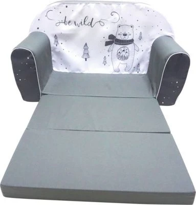 KNORRTOYS.COM Kindersofa Bär, Grau/weiß 7 KNORRTOYS.COM Kindersofa Bär, Grau/weiß – Bild 5