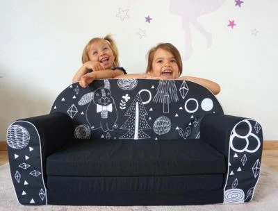 KNORRTOYS.COM Kindersofa Hase, Schwarz/weiß 8 KNORRTOYS.COM Kindersofa Hase, Schwarz/weiß – Bild 6
