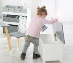 Roba Spielzeugtruhe MIFFY, Weiß/grau 9 Roba Spielzeugtruhe MIFFY, Weiß/grau -Mytoys Home Store 12470459 03