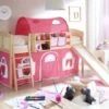 TICAA Hochbett Mit Rutsche Rutschbett "Ekki" Country Kiefer Natur Classic 2 TICAA Hochbett Mit Rutsche Rutschbett "Ekki" Country Kiefer Natur Classic -Mytoys Home Store 12474677 01