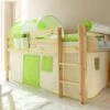 TICAA Hochbett "Malte" Kiefer Natur Classic 1 TICAA Hochbett "Malte" Kiefer Natur Classic -Mytoys Home Store 12474850 01