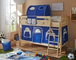 TICAA Etagenbett Erni Country-V Kiefer Natur