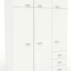 PARISOT Kleiderschrank 6-türig Galaxy 2 Weiß -Mytoys Home Store 12475217 01