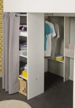 PARISOT Hochbett Taylor Set Weiß - Grau Loft -Mytoys Home Store 12475295 03