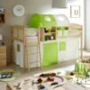 TICAA Hochbett "Eric" Country Kiefer Natur Classic -Mytoys Home Store 12475358 01
