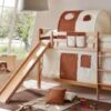 TICAA Etagenbett Mit Rutsche "Lupo" Buche Natur -Mytoys Home Store 12475381 01