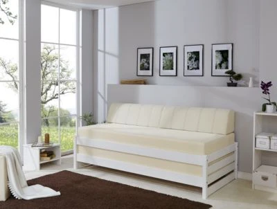 TICAA Massivholz Stapelliege Stapelbett Gästebett Kiefer 4 TICAA Massivholz Stapelliege Stapelbett Gästebett Kiefer – Bild 2