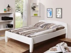 TICAA Bett Jasmin Kiefer Weiß