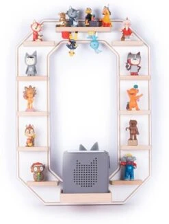 BOARTI Wandregal Für Die Hörspielbox Buchstabe O, Weiß