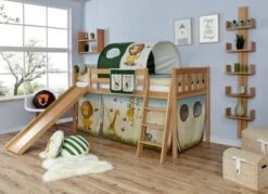 TICAA Rutschbett "Ekki" Vertikal Buche Natur