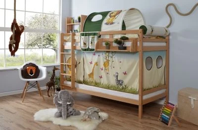 TICAA Etagenbett "Rene" Buche Natur Ausführung 3 3 TICAA Etagenbett "Rene" Buche Natur Ausführung 3