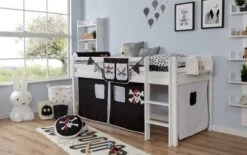 TICAA Hochbett "Rene" Buche Weiß