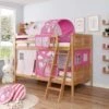 TICAA Etagenbett "Erni" Country Buche Natur