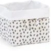 CHILDHOME Korb Canvas Leopard, 32x32x29 Cm
