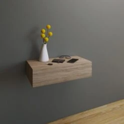 VCM Holz Dielenmöbel Flur Dekoregal Wandboard Wandregal Wandschublade Blado Maxi -Mytoys Home Store 14412967 03