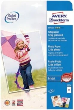 AVERY ZWECKFORM Inkjet Fotopapier A4 125g 20BL