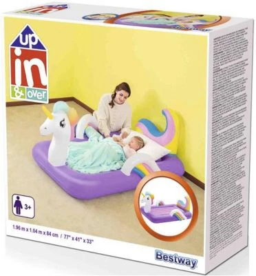 Bestway® Up, In & Over™ Luftbett Für Kinder "Einhorn" 196 X 104 X 84 Cm 5 Bestway® Up, In & Over™ Luftbett Für Kinder "Einhorn" 196 X 104 X 84 Cm – Bild 3