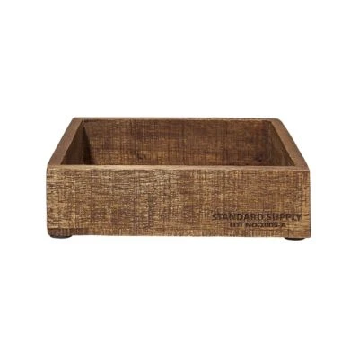 BUTLERS STANDARD SUPPLY Holzkasten Quadratisch L 20 X B 20cm 4 BUTLERS STANDARD SUPPLY Holzkasten Quadratisch L 20 X B 20cm – Bild 2
