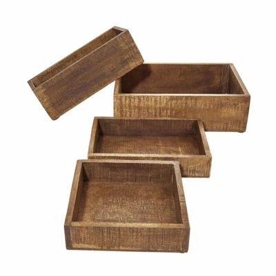 BUTLERS STANDARD SUPPLY Holzkasten Quadratisch L 20 X B 20cm 5 BUTLERS STANDARD SUPPLY Holzkasten Quadratisch L 20 X B 20cm – Bild 3