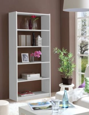 TICAA Standregal Bücherregal Kiefer Weiß, Verschied. Größen 3 TICAA Standregal Bücherregal Kiefer Weiß, Verschied. Größen