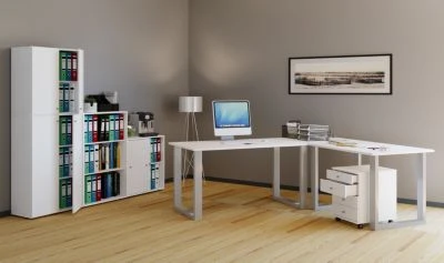 VCM Eckschreibtisch, Schreibtisch, Büromöbel, Computertisch, Winkeltisch, Tisch, Büro, Lona, 220 X 190 X 80 Cm 4 VCM Eckschreibtisch, Schreibtisch, Büromöbel, Computertisch, Winkeltisch, Tisch, Büro, Lona, 220 X 190 X 80 Cm – Bild 2