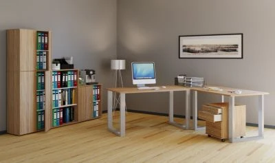 VCM Eckschreibtisch, Schreibtisch, Büromöbel, Computertisch, Winkeltisch, Tisch, Büro, Lona, 220 X 220 X 80 Cm 4 VCM Eckschreibtisch, Schreibtisch, Büromöbel, Computertisch, Winkeltisch, Tisch, Büro, Lona, 220 X 220 X 80 Cm – Bild 2