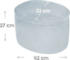 Roba Kinderhocker Oval Mit Aufbewahrungsfunktion 13 Roba Kinderhocker Oval Mit Aufbewahrungsfunktion -Mytoys Home Store 15101804 06