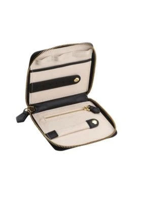 Elli Schmuckzubehör Trend Travel Bag Reise-Etui Schwarz Pu Leder Schmuckkästchen 6 Elli Schmuckzubehör Trend Travel Bag Reise-Etui Schwarz Pu Leder Schmuckkästchen – Bild 4