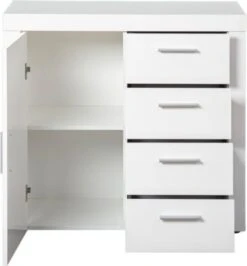 Inter Link Hochglanz-Sideboard, B94 X T40 X H86 Cm -Mytoys Home Store 15328547 06