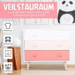 HOMCOM Kommode Für Kinder -Mytoys Home Store 15451305 05