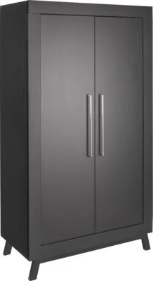 Schardt Kleiderschrank Miami Black, 2 Türen