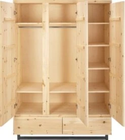 Schardt Kleiderschrank Zirbenholz, 3 Türen 10 Schardt Kleiderschrank Zirbenholz, 3 Türen -Mytoys Home Store 15470634 03