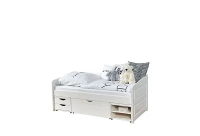 TICAA Sofabett MINI Micki 80x160 Buche Weiß Komplett Set 3 TICAA Sofabett MINI Micki 80x160 Buche Weiß Komplett Set