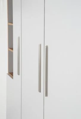 Roba Kleiderschrank 'Tobi', 3 Türen, 1 Schublade, Mit Soft Close-Technik, Drehtürenschrank 7 Roba Kleiderschrank 'Tobi', 3 Türen, 1 Schublade, Mit Soft Close-Technik, Drehtürenschrank – Bild 5